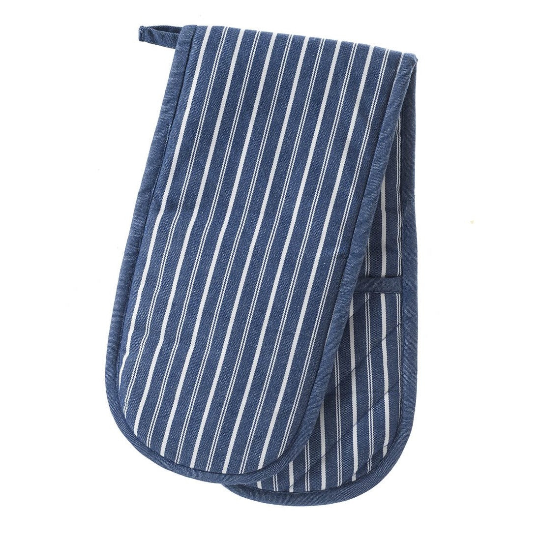 Stow Green 4701/SMBS Smithfield Double Oven Glove - Butchers Stripe Oven Gloves Stow Green Aprons & Oven Gloves etc Brand_Stow Green Collections_Aprons and Oven Gloves cooking & baking Google Product Product Type_Oven Gloves Stow Green Textiles