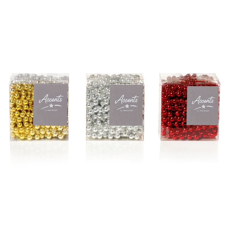 Premier Decorations TD04281M Bead Garland - Various Colours - Premium Garlands from Premier Decorations - Just $1.99! Shop now at W Hurst & Son (IW) Ltd