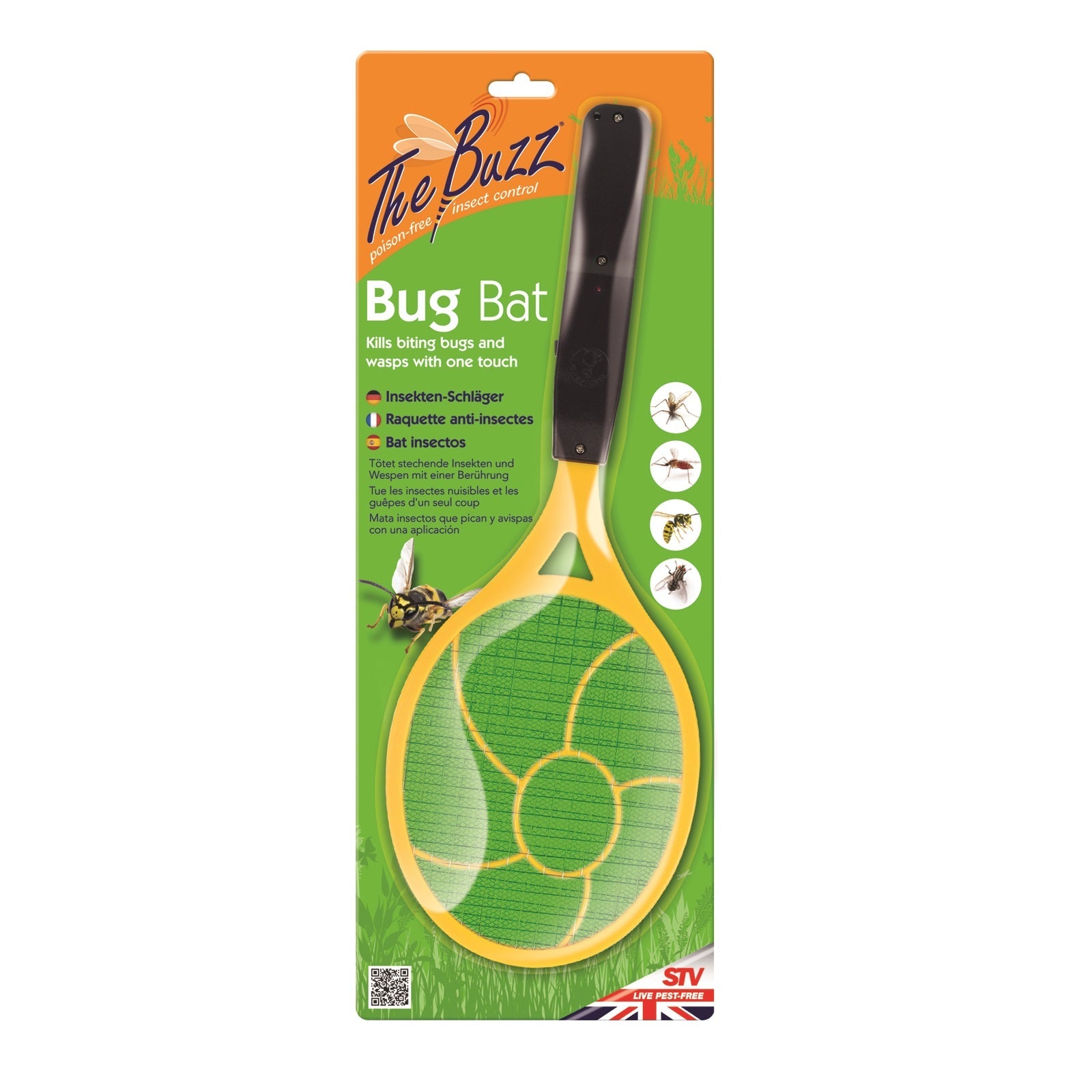 The Buzz STV882 Bug Bat Zapper - Premium Fly Swats from STV - Just $6.5! Shop now at W Hurst & Son (IW) Ltd