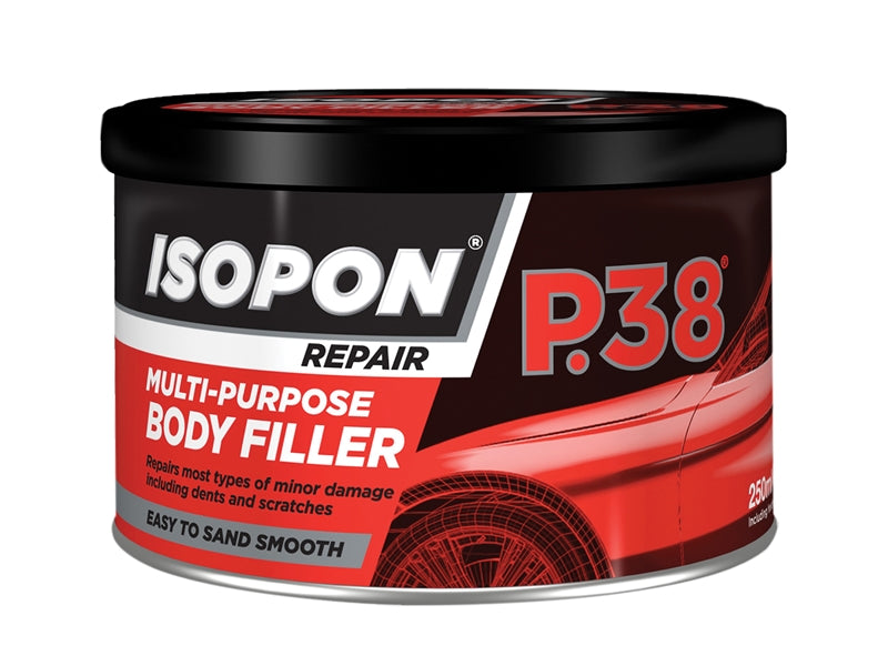 Isopon P38 Multi-Purpose Body Filler Tin 250ml - Premium Fillers from U-Pol - Just $9.95! Shop now at W Hurst & Son (IW) Ltd