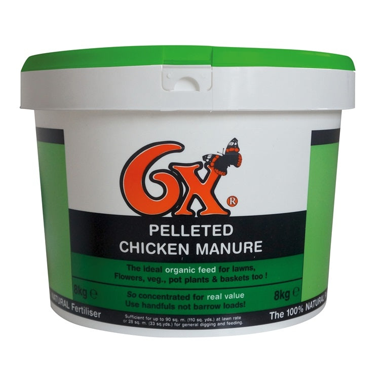 Vitax 6X Pelleted Chicken Manure - Various Sizes - Premium Fertiliser from VITAX - Just $6.49! Shop now at W Hurst & Son (IW) Ltd