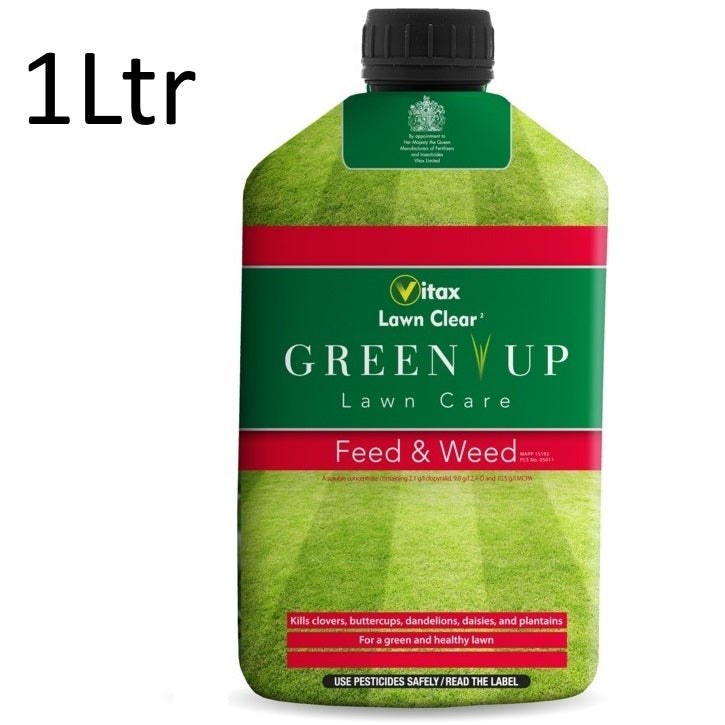 Vitax Green Up Liquid Feed & Weed Lawn Care - Various Sizes - Premium Lawn Feed / Weed from VITAX - Just $7.99! Shop now at W Hurst & Son (IW) Ltd