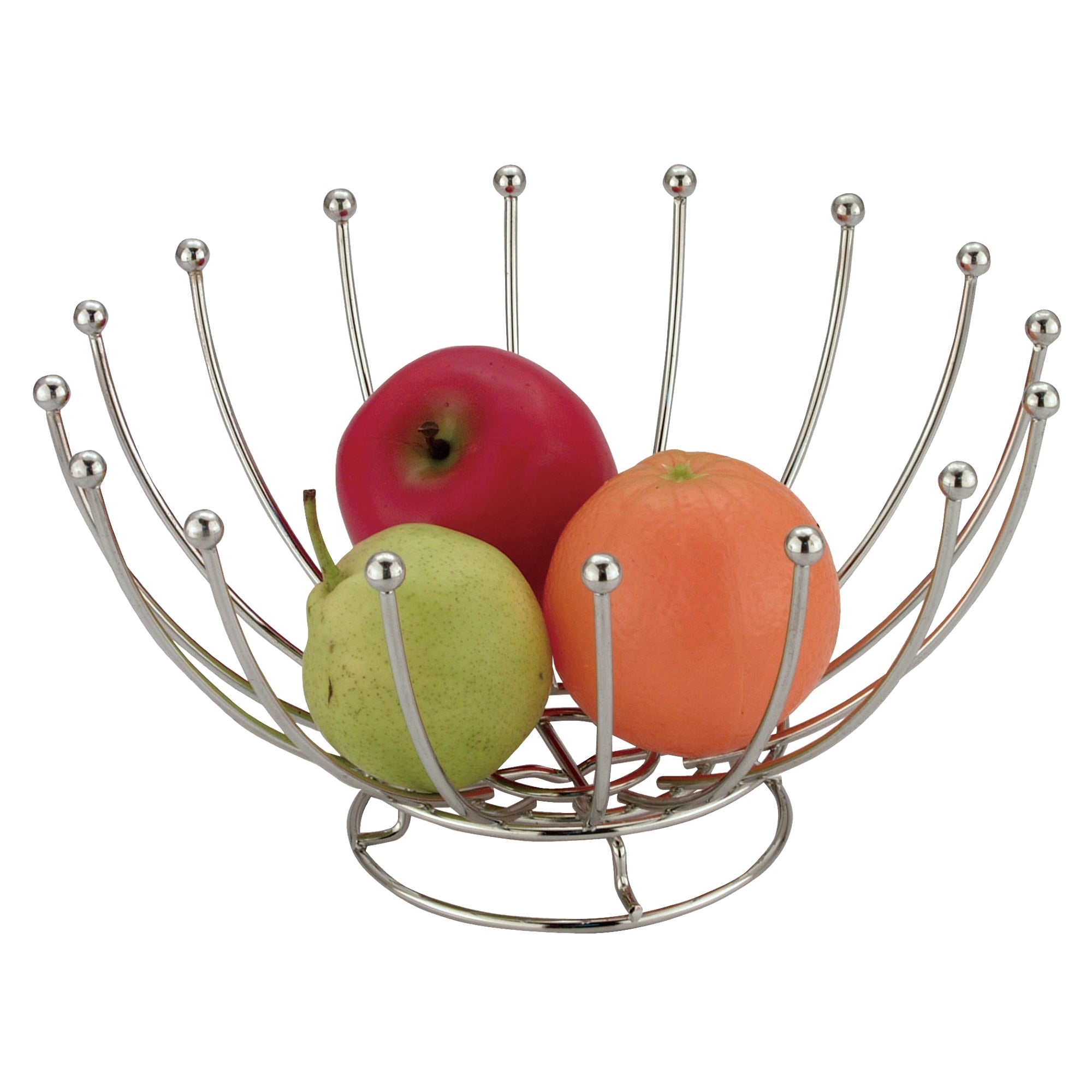 Zodiac WIFB121 Roma Classic Chrome Round Fruit Basket 28cm - Premium Fruit Bowls from Zodiac Stainless Products - Just $9.5! Shop now at W Hurst & Son (IW) Ltd