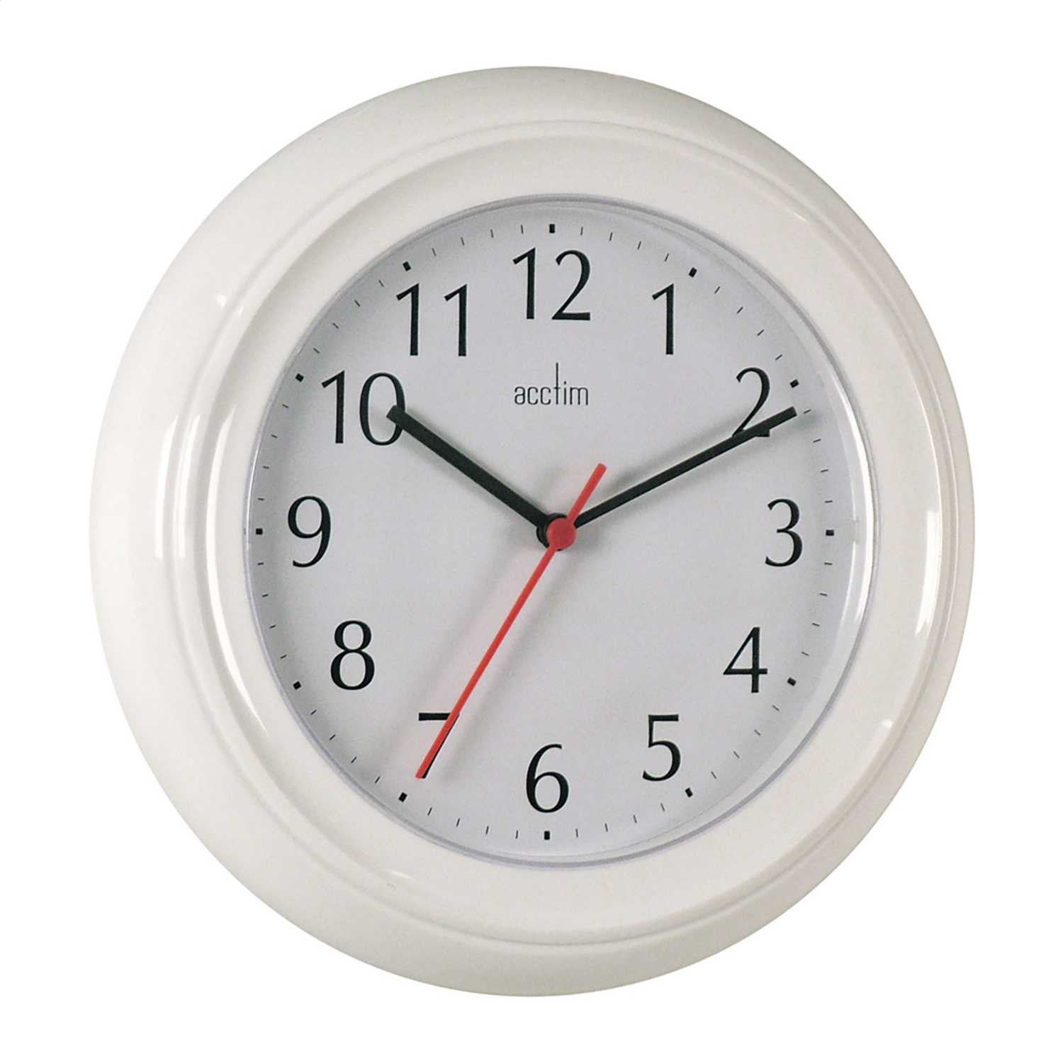 Acctim 21412 Wycombe Wall Clock 22cm - White Clocks Acctim Acctim Bentima Brand_Acctim Clocks Clocks & Weather Stations Collections_Clocks / Weather Stations Google Product Home & Garden Home Interiors Product Type_Wall Clocks