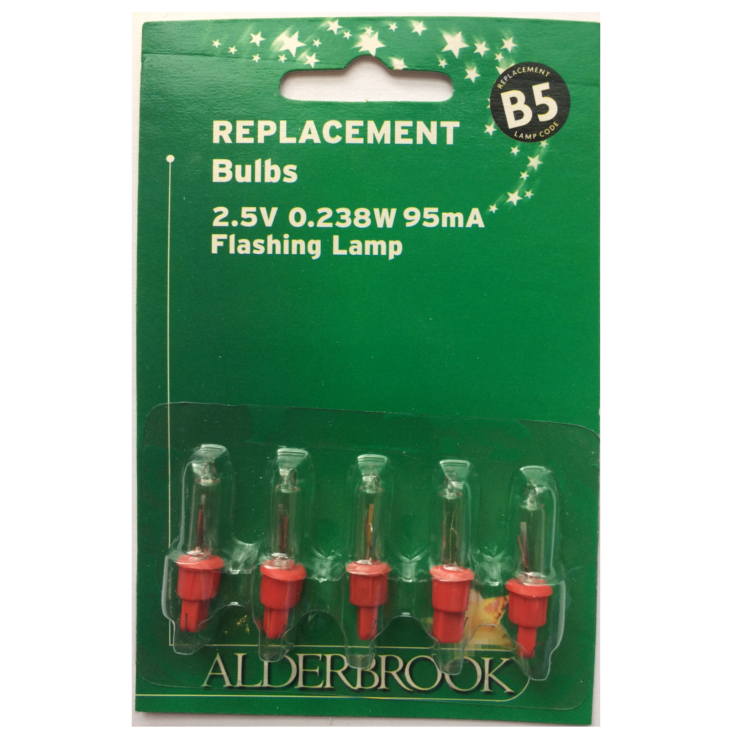 Noma Alderbrook AK0176X Replacement Lamps - B5 Clear - Premium Christmas Lights from Noma - Just $1.5! Shop now at W Hurst & Son (IW) Ltd