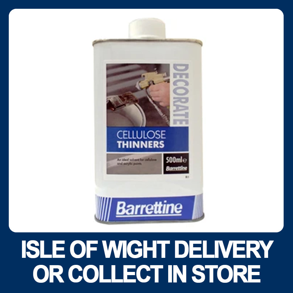 Barrettine CETH.50 Cellulose Thinners 500ml - Premium Paint Brush Cleaner from BARRETTINE - Just $7.6! Shop now at W Hurst & Son (IW) Ltd