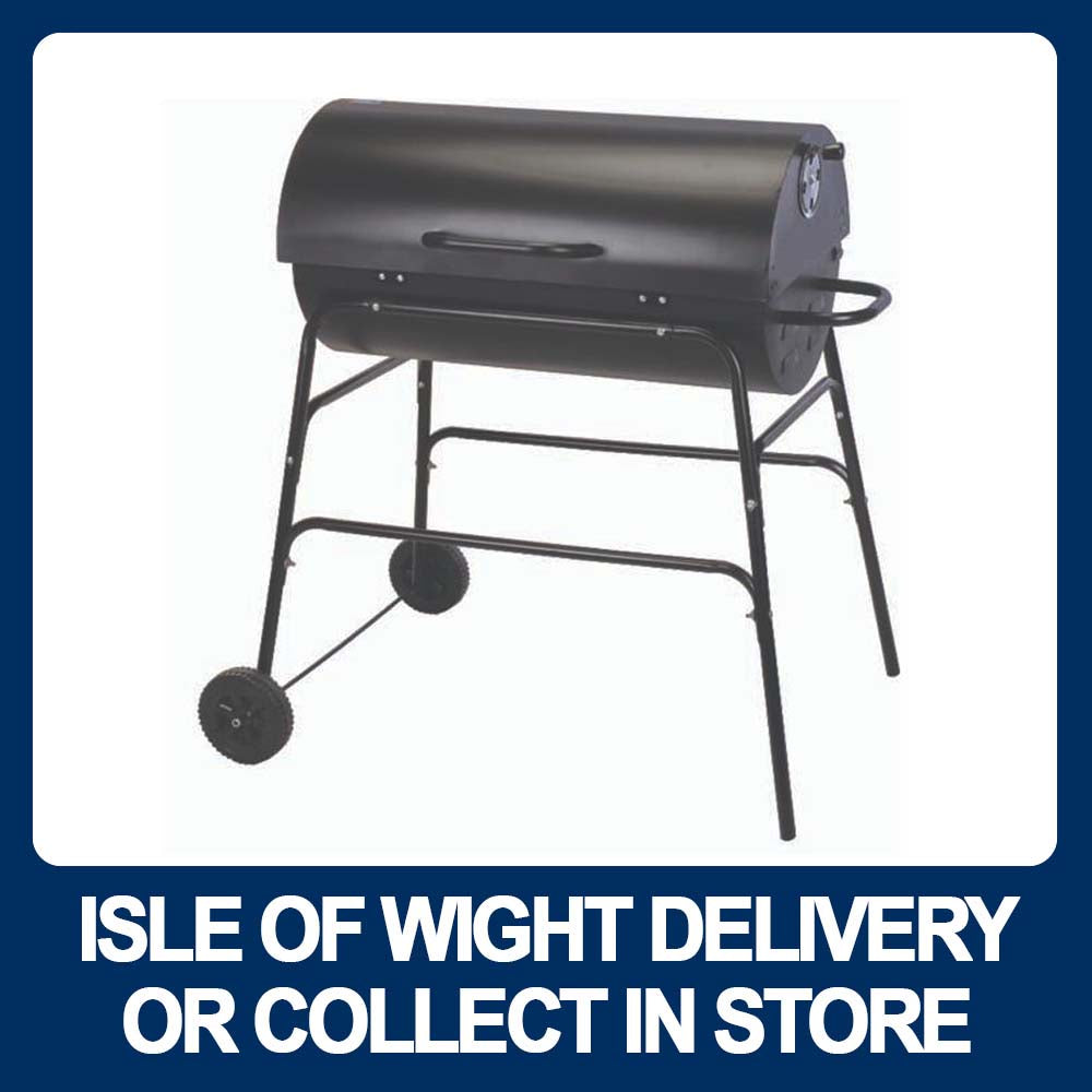 Cylinder Shape Charcoal Barbecue - 75x100cm - Premium Charcoal Barbecues from Koopman - Just $116.99! Shop now at W Hurst & Son (IW) Ltd