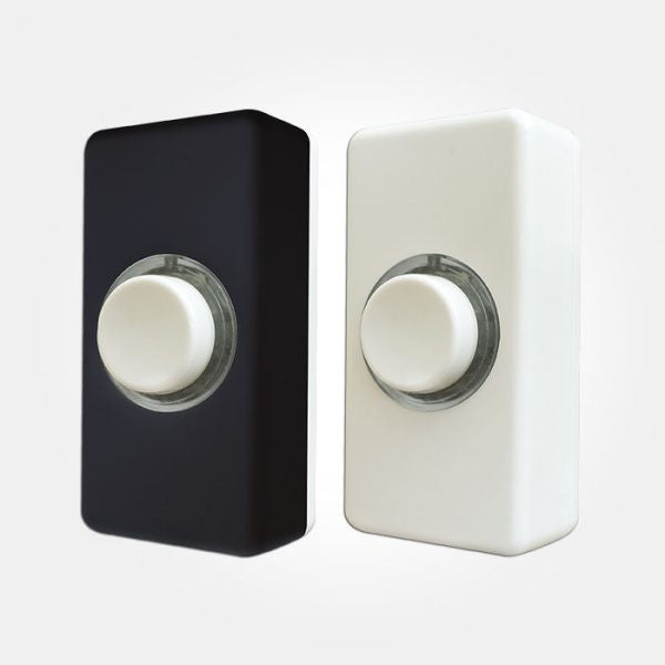 Eterna BPLWB Illuminated Bell Push - Black or White - Premium Door Bells from Eterna - Just $3.50! Shop now at W Hurst & Son (IW) Ltd