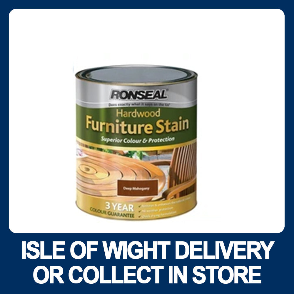 Ronseal Ultimate Protection Hardwood Garden Furniture Stain 750ml - Premium Outdoor Wood Stains from RONSEAL - Just $16.5! Shop now at W Hurst & Son (IW) Ltd