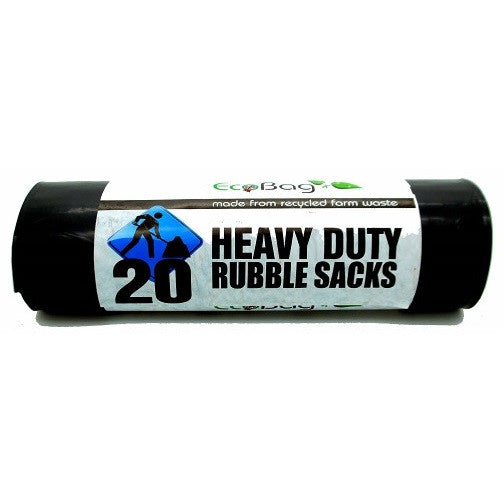 EcoBag 234 Heavy Duty Rubble Sack Black - Pack 20 - Premium Rubble Sacks from ecobag - Just $3.95! Shop now at W Hurst & Son (IW) Ltd