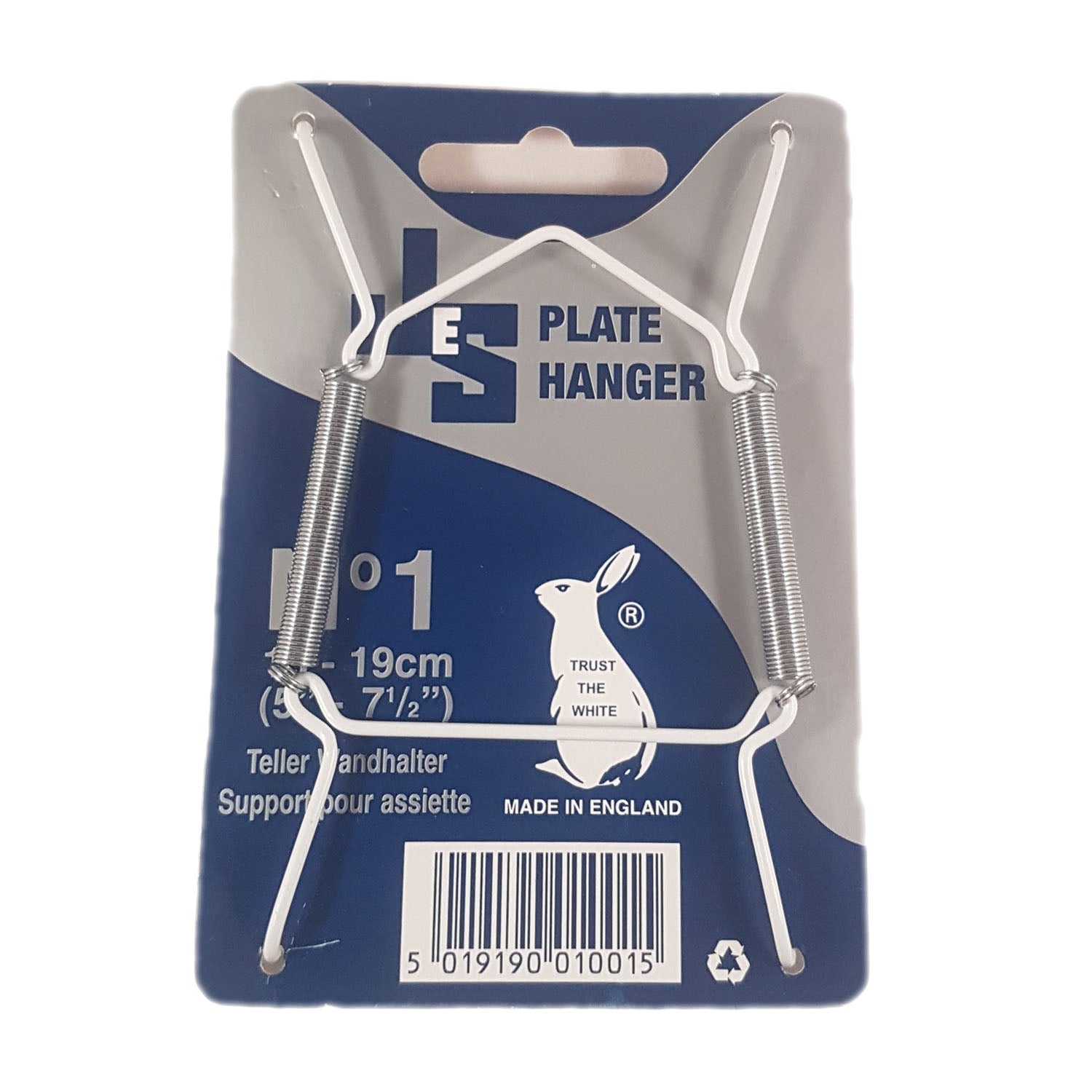 JES Wire Plate Hanger White - Various Sizes - Premium Decor from JES - Just $0.7! Shop now at W Hurst & Son (IW) Ltd