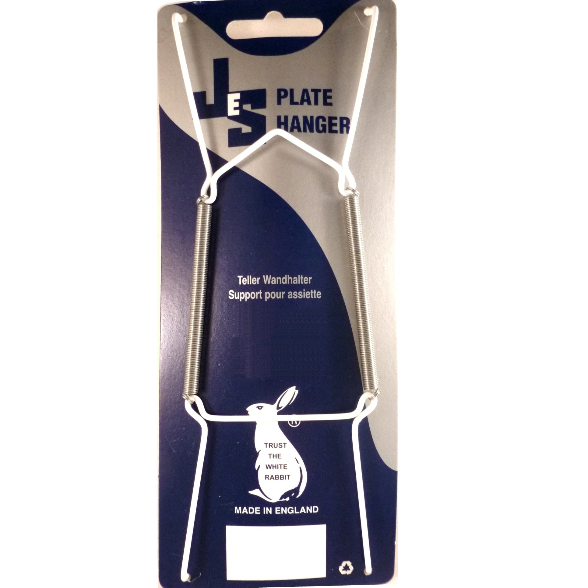 JES Wire Plate Hanger White - Various Sizes - Premium Decor from JES - Just $0.7! Shop now at W Hurst & Son (IW) Ltd