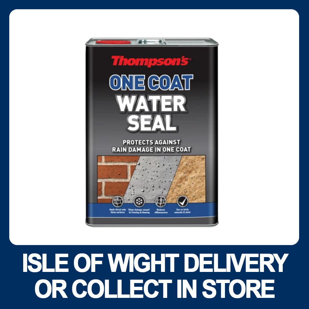 Thompson's One Coat Water Seal 5 Litres - Premium Damp Seal from W Hurst & Son (IW) Ltd - Just $28.70! Shop now at W Hurst & Son (IW) Ltd