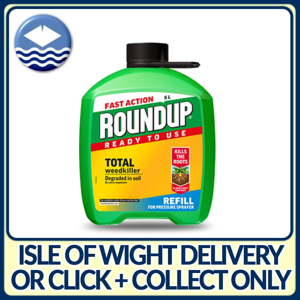 RoundUp Ready-to-Use Total Weedkiller Refill - 5 Litre - Premium Weedkillers from RoundUp - Just $31.99! Shop now at W Hurst & Son (IW) Ltd