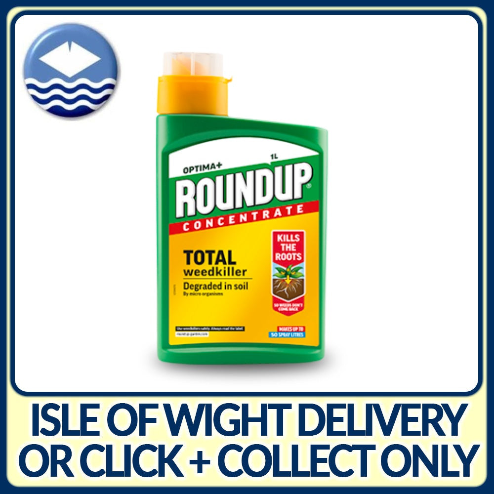 RoundUp Optima+ Weedkiller Concentrate - Various Sizes - Premium Weedkillers from RoundUp - Just $18.90! Shop now at W Hurst & Son (IW) Ltd
