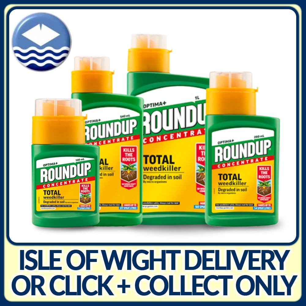 RoundUp Optima+ Weedkiller Concentrate - Various Sizes - Premium Weedkillers from RoundUp - Just $15.50! Shop now at W Hurst & Son (IW) Ltd