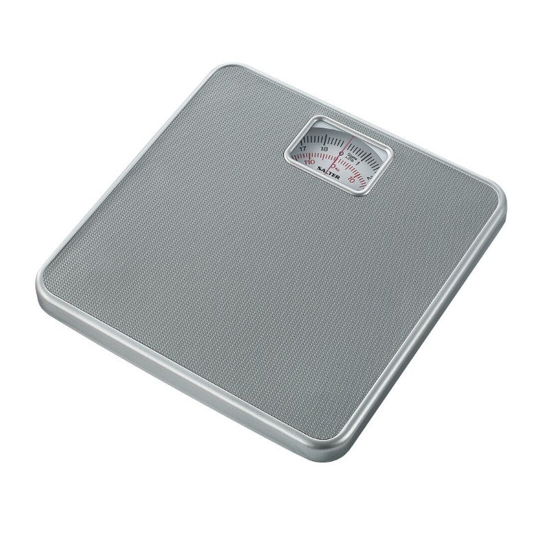 Salter 433SVDR Non Slip Mechanical Bathroom Scale - Silver - Premium Bathroom Scales from Salter - Just $15.95! Shop now at W Hurst & Son (IW) Ltd