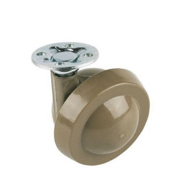 Centurion FC11P 45mm Furniture Plate Fix Castors (Pack of 2) Castors Centurion Brand_Centurion Castors & Wheels Collections_Castors / Wheels Google Product Product Type_Castors Small Ironmongery