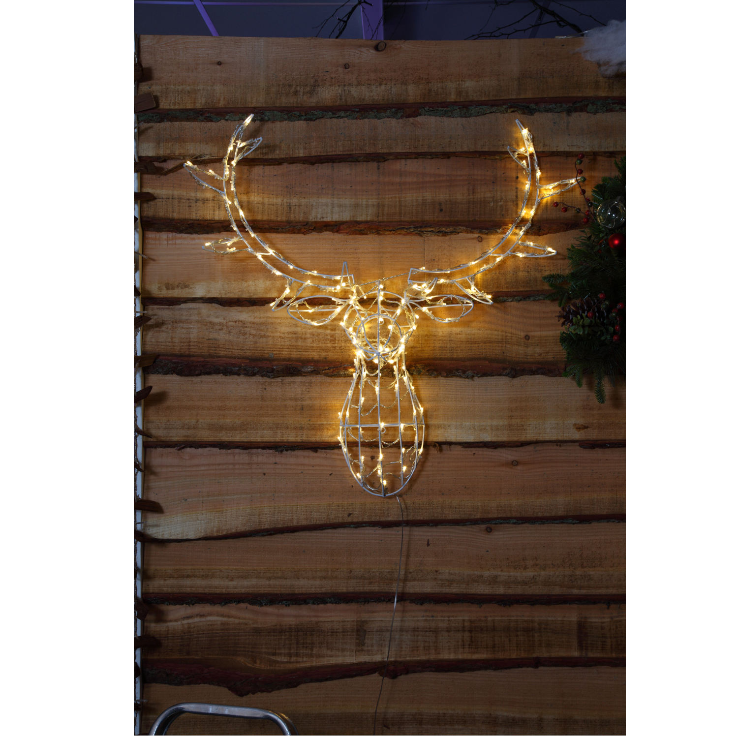 Noma 2515011 Stag Head 85cm Warm White - Premium Light Up Decorations from Noma - Just $46.99! Shop now at W Hurst & Son (IW) Ltd