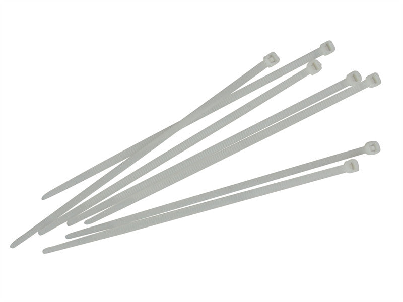 Individual White / Natural Cable Ties - Various Sizes - Premium Cable Ties from Olympic Fixings - Just $0.03! Shop now at W Hurst & Son (IW) Ltd